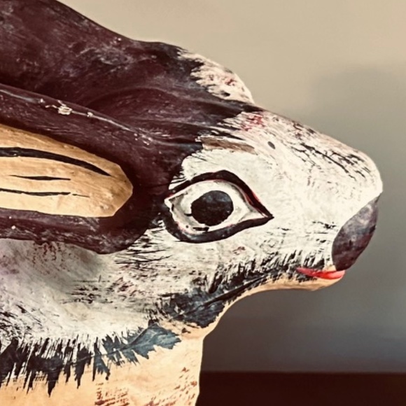 Large Wooden Rabbit - Picture 5 of 5